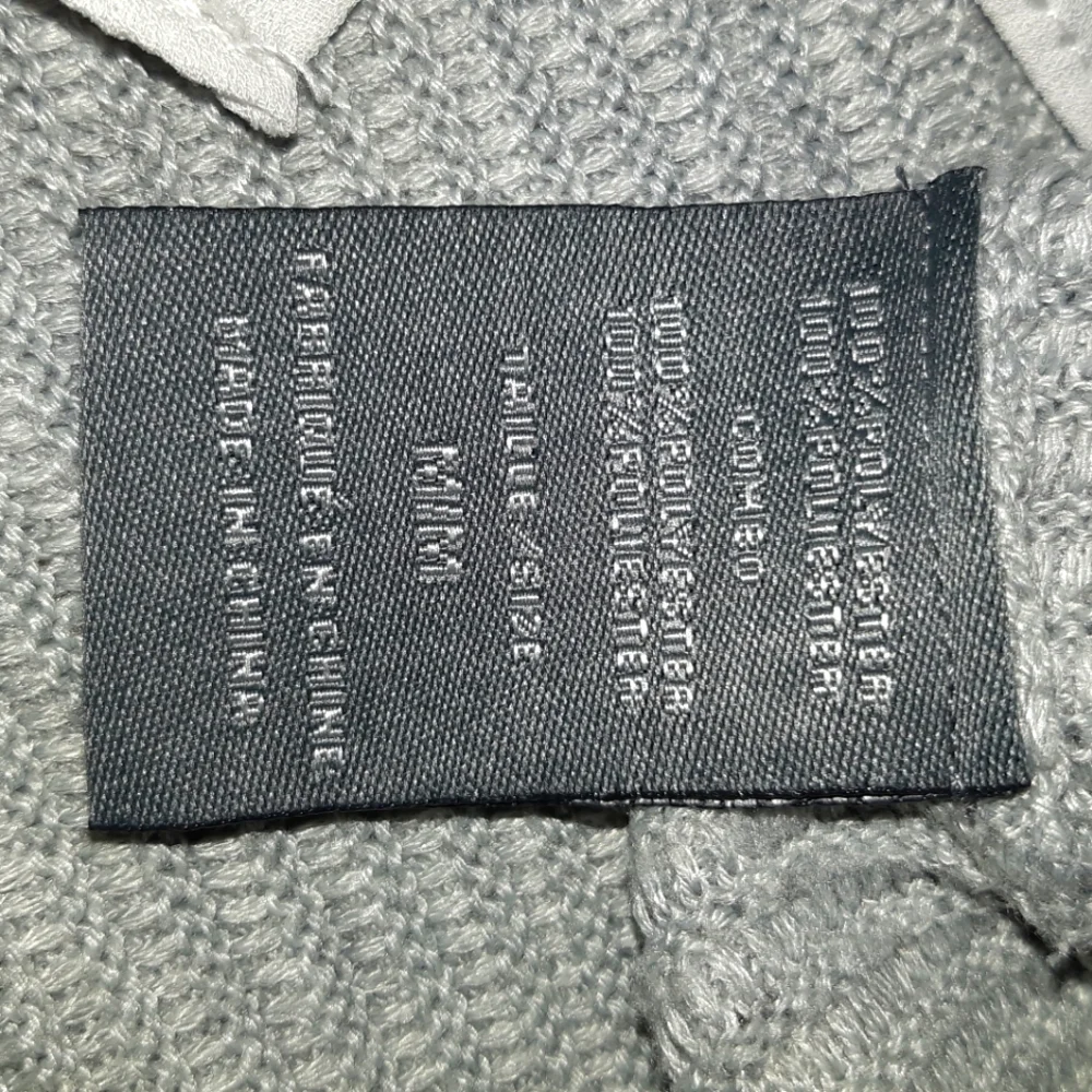 Grey & White Ribbed Fooler Sweater - Picture 8 of 8